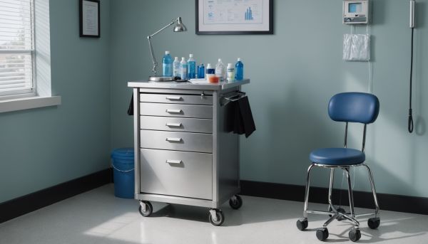 Stéthoscopes et tables d'examen indispensables